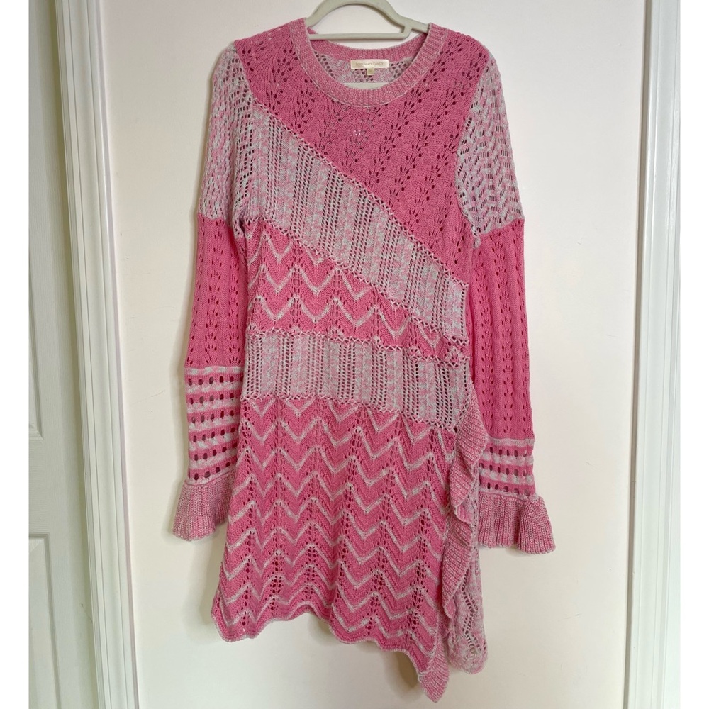 LoveShackFancy Kaelyn Mini Knit Dress
